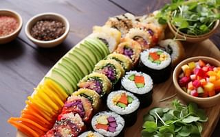 Can you recommend any sushi rolls for vegetarians?